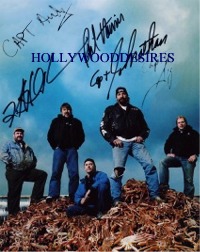 THE DEADLIEST CATCH CAPTAINS SIGNED AUTOGRAPHED 8x10 PHOTO PHIL HARRIS KEITH COLBURN SIG HANSEN +