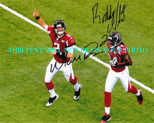 MATT RYAN RODDY WHITE FALCONS SIGNED PHOTO, MATT RYAN RODDY WHITE AUTOS